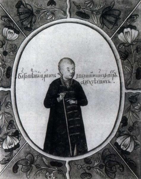 Портрет Петра I из "Царского титулярника"